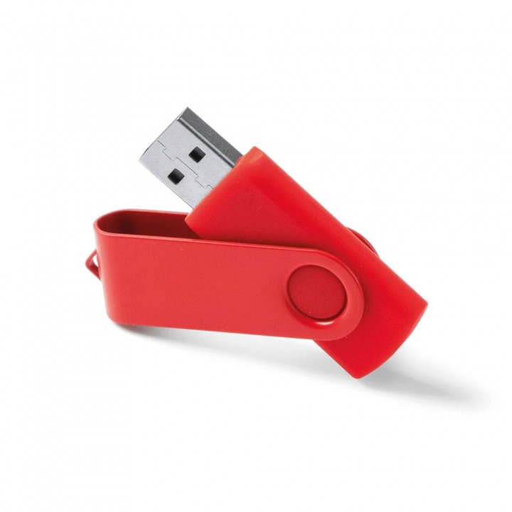 Kırmızı Metal USB Bellek 32GB – Logo Baskılı Promosyon Flash Bellek
